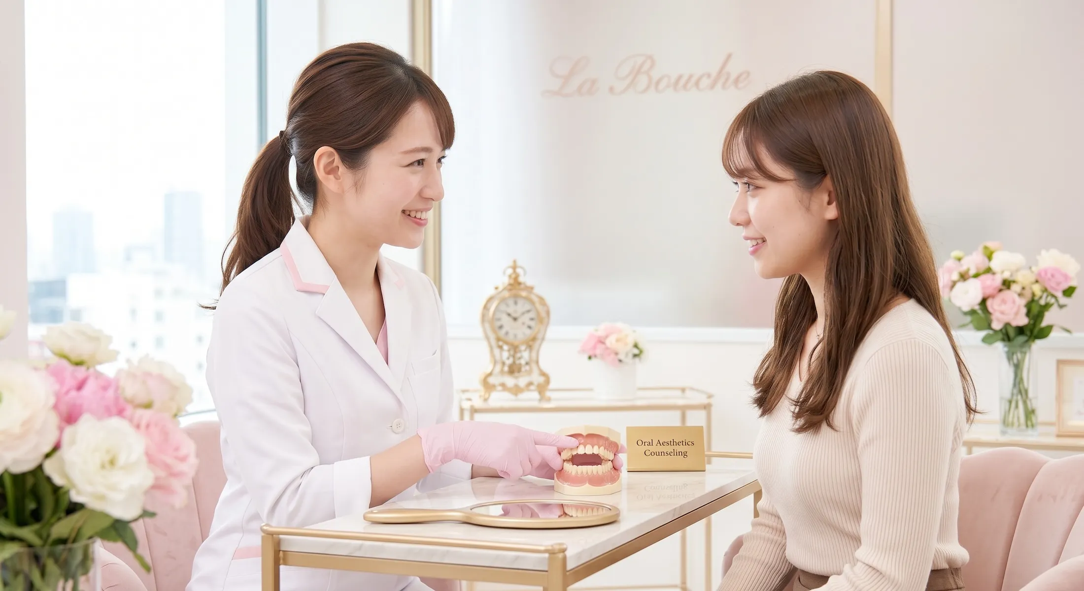 カウンセリングを受ける女性